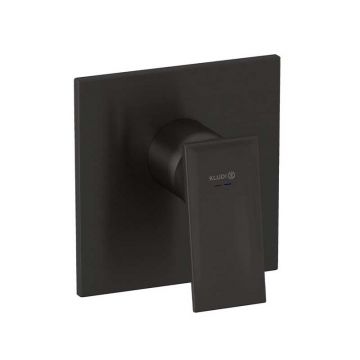 Baterie duș Kludi, Decus, încastrată, parte vizibilă, brushed gunmetal