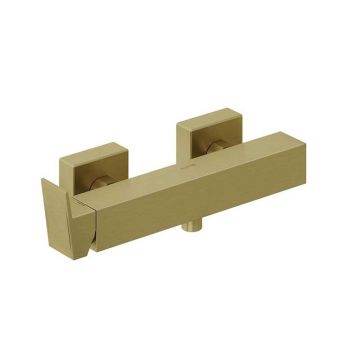 Baterie duș Kludi, Decus, monocomandă, brushed gold