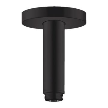 Brat de dus, Hansgrohe, cu montaj pe tavan, 10 cm, negru mat