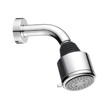 Cap de duș fix, Ferro, lungime braț 12 cm, crom