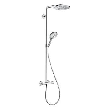 Coloana dus cu baterie si termostat Hansgrohe, Raindance Select S240, 1 jet, crom