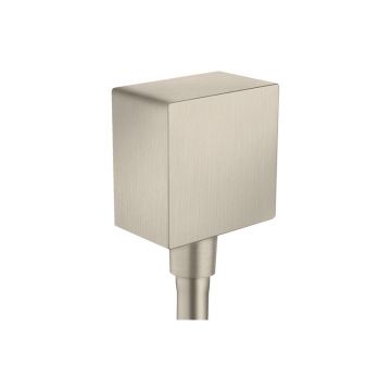 Cot racord, Axor, ShowerSolution, pătrat, nichel periat, 36732820