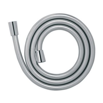 Furtun de duș, Ferro, Silver Shine, 150 cm, argintiu, W41