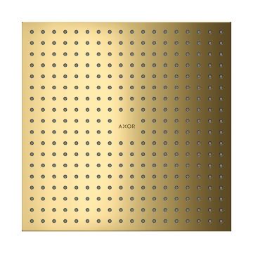 Pălărie de duș, Axor, ShowerSolution, 1 jet, 30 x 30 cm, auriu lucios, 35317990