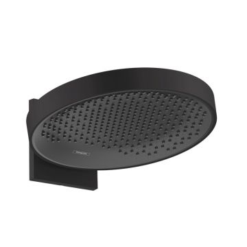Palarie de dus, Hansgrohe, Rainfinity, 36 cm, negru mat