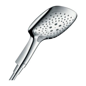 Pară de duș, Hansgrohe, Raindance Select E 150, EcoSmart, 3 jeturi, crom