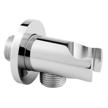 Racord de dus, Ferro, pentru baterie ingropata, crom