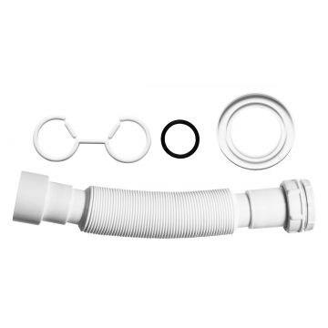 Racord evacuare extensibil Wirquin PRO D32/40 alb