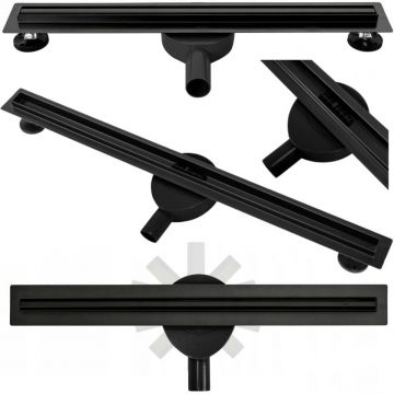 Rigolă de duș Neo Slim Pro, negru mat, 100 cm