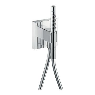 Set de duș, Axor, Starck Organic, cu pară și furtun, crom, 12626000
