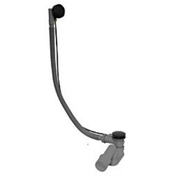 Sifon cada cu preaplin Riho  105 cm  negru mat