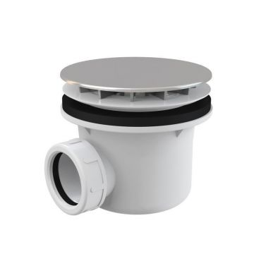 Sifon cadita dus Alcadrain, 90 mm, crom