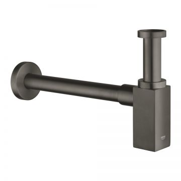 Sifon design pentru lavoar Grohe Square 40564  1 1/4  brushed hard graphite
