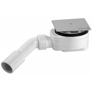 Sifon pentru cadite de dus Radaway Argos FI90 element decorativ patrat crom