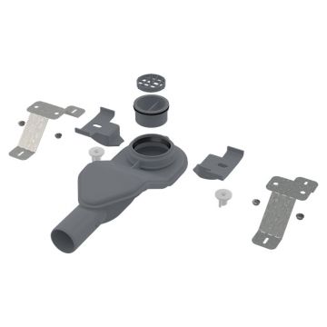 Sifon pentru rigolă, Alcadrain, APZ-S6, cu set de suporți reglabili