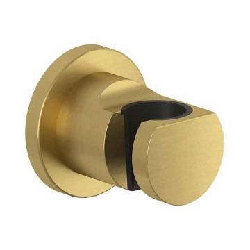 Suport de perete Kludi, Nova Fonte, pentru pară de duș, auriu periat