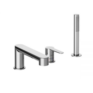 Baterie cada Ravak Puri PU 026.00 cu 3 elemente  montare pe cada  crom