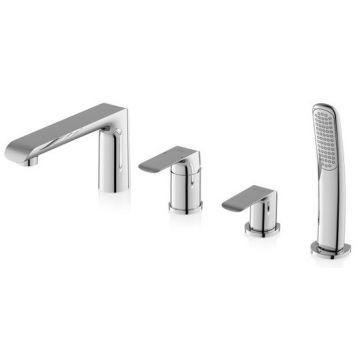 Baterie cu montaj pe cada Ravak Flat din  4 elemente