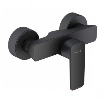 Baterie de dus, Kludi, Pure & Style, negru mat