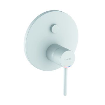 Baterie duș, Kludi, Bozz, include corpul încastrat, alb mat