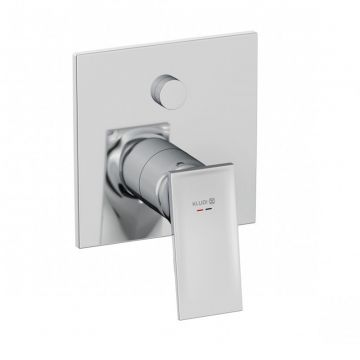 Baterie duș Kludi, Decus, parte vizibilă, crom