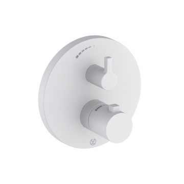 Baterie duș, Kludi, Nova Fonte Puristic, termostatată, alb mat, 208355315