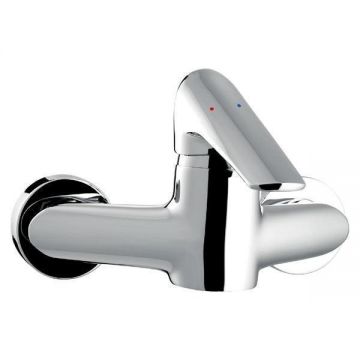 Baterie dus, Ferro, Cassino, cu montaj pe perete, crom