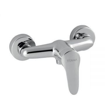 Baterie dus, Ferro, Titania Iris New, fara set dus, crom