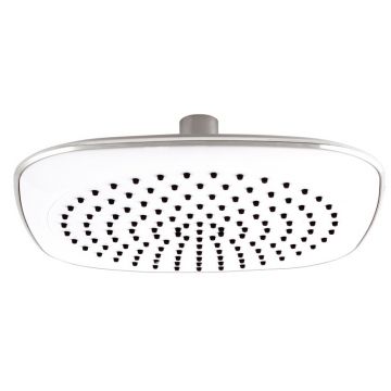 Cap dus, Ferro, Rotondo 9, patrat, 20 x 20 cm, alb - crom