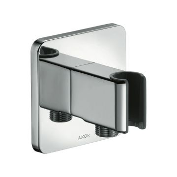 Cot racord, Axor, ShowerSolutions, cu suport de pără de duș, crom, 11626000