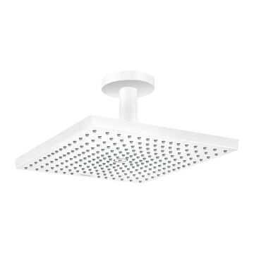 Pălărie de duș, Hansgrohe, Raindance E 300, cu un jet, alb mat