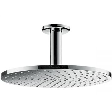 Palarie de dus fix cu brat Hansgrohe, Raindance S, montaj pe tavan, crom