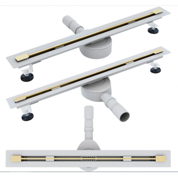 Rigola scurgere dus REA Neo Ultra Slim Pro 70 cm Auriu Periat