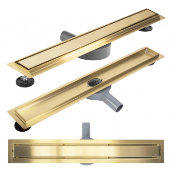 Rigola scurgere dus REA Neox Pro 80 cm Auriu Periat