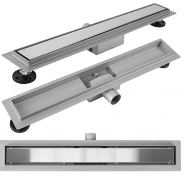 Rigola scurgere dus REA Pure Neox 50 cm Nichel Periat