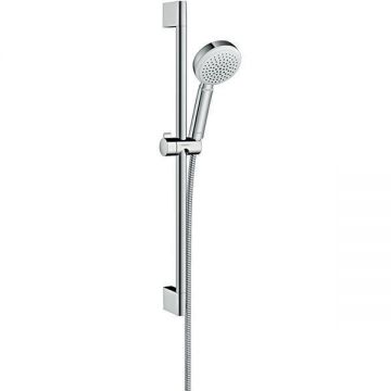 Set de dus cu bara 65 cm Hansgrohe, Crometta 100, para si furtun, crom