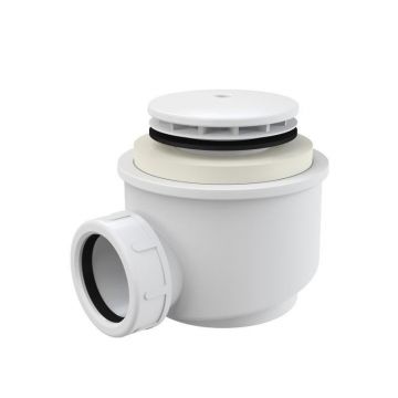 Sifon cadita dus Alcadrain, cu inaltime mare, 72 mm, alb