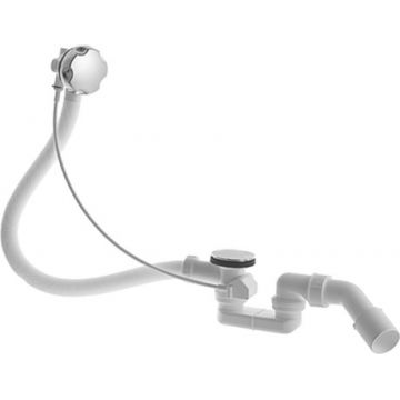 Sifon cu preaplin pentru cada Duravit 791287000001000  crom