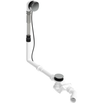 Sifon cu preaplin pentru cada Duravit Quadroval  d52mm  crom