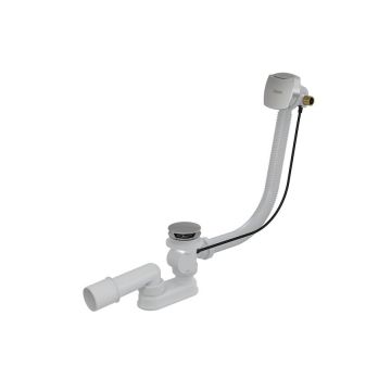 Sifon pentru cada Ravak 800 B S/R cu umplere prin preaplin  crom