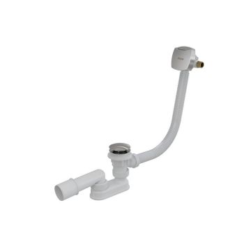 Sifon pentru cada Ravak 800 C-C S/R click-clack cu umplere prin preaplin  crom