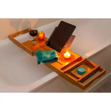 Suport pentru cada extensibil din bambus Rea