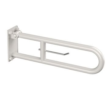 Bara de siguranta rabatabila cu porthartie, Thermomat, 83 cm, alb