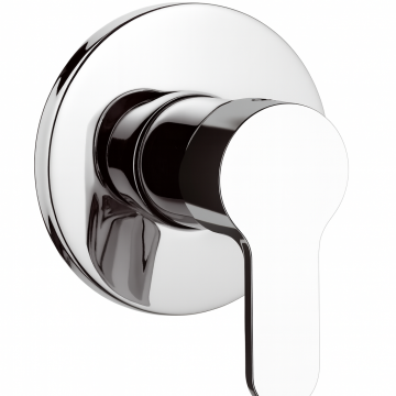 Baterie cada sau dus Remer Winner W30, incastrata, crom lucios, alama