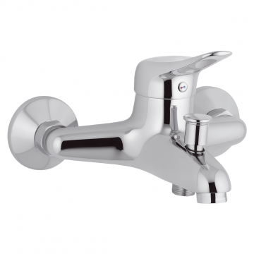 Baterie de cada Remer Rubinetterie Kiss K05, aparenta, monocomanda, cartus ceramic, crom lucios, alama