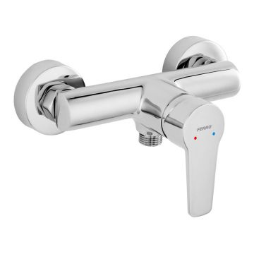 Baterie de duș, Ferro, Ritto, fără set de duș, crom, BTR7