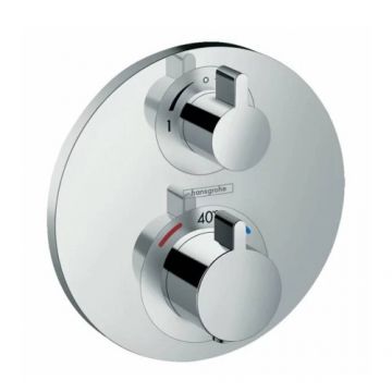 Baterie dus incastrata Hansgrohe Ecostat S termostatata cu doua functii crom - Culoare Crom
