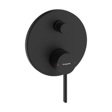 Baterie dus incastrata Hansgrohe Zesis S, negru - Culoare Negru