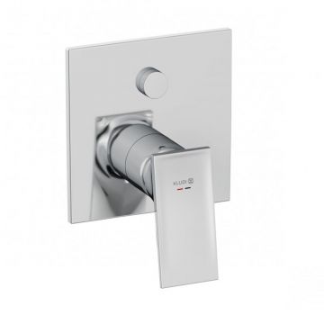 Baterie dus Kludi, Decus, parte vizibila, crom