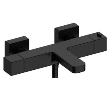 Baterie dus Sanycces Cubo termostatata, negru mat - Culoare Negru